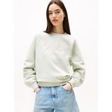 Tommy Jeans - Oversized Sweatshirt - Katoenmix - Effen - Dames