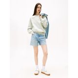Tommy Jeans Sweatshirt  donkerbeige / pastelgroen / wit