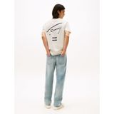 Tommy Jeans - T-shirt - Regular Fit - Katoen - Effen - Korte Mouwen