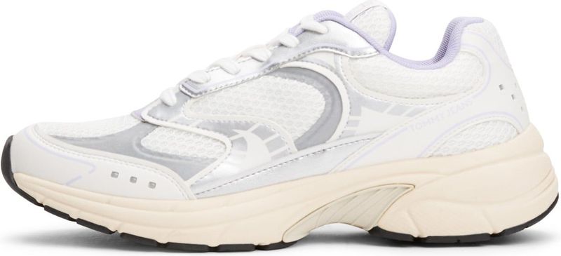 Tommy Jeans - Archive '25 Sneakers - Beige - Dames - Mesh - Rubberen Zool