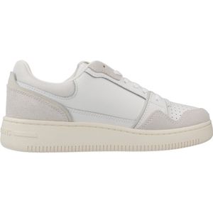 Sneakers - Ecru/Lichtgrijs - Textiel/Rubber - Vetersluiting