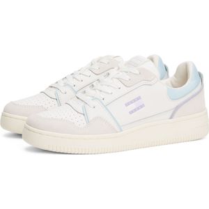 Sneaker - Ecru/Lichtblauw - Textiel/Rubber