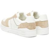 Veters - Wit/beige - Plateauhak - Textiel