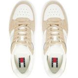 Veters - Wit/beige - Plateauhak - Textiel