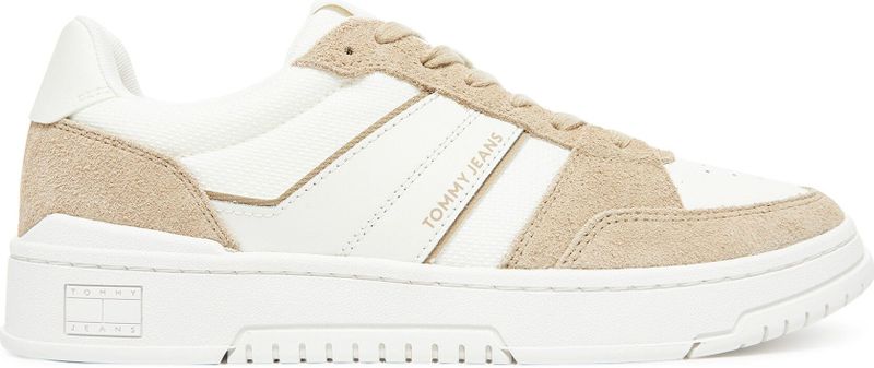 Veters - Wit/beige - Plateauhak - Textiel