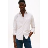 Tommy Hilfiger Overhemd Heritage Oxford Stripe Wit heren