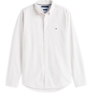Tommy Hilfiger Overhemd Heritage Oxford Stripe Wit heren