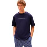 Tommy Hilfiger - UM0UM03685 - T-shirt - Blauw - Homewear - Katoen