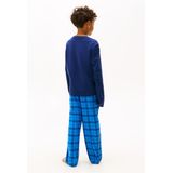 Tommy Hilfiger Pyjama set - Preppy Navy/Tonale controle Navy - Tommy Hilfiger - 4-5 jaar (104-110) - Pyjama - Tweedelig