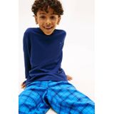 Tommy Hilfiger Pyjama set - Preppy Navy/Tonale controle Navy - Tommy Hilfiger - 4-5 jaar (104-110) - Pyjama - Tweedelig