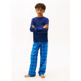 Tommy Hilfiger Pyjama set - Preppy Navy/Tonale controle Navy - Tommy Hilfiger - 4-5 jaar (104-110) - Pyjama - Tweedelig