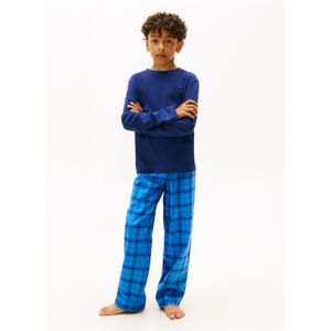 Tommy Hilfiger Pyjama set - Preppy Navy/Tonale controle Navy - Tommy Hilfiger - 4-5 jaar (104-110) - Pyjama - Tweedelig