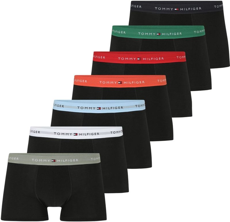 TOMMY HILFIGER - Signature Cotton Essential - Boxershorts - Zwart - Set van 7
