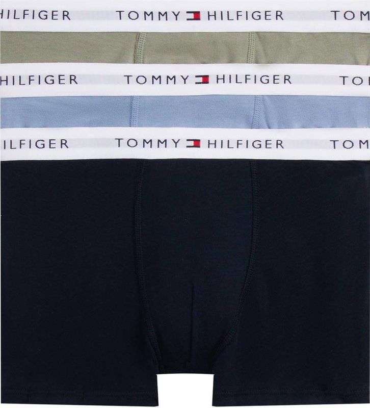 Tommy Hilfiger - Boxershorts - Brisk Blue/Utility Sage - 3-pack