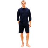 TOMMY HILFIGER - Sweatshirt - Navy - Rood - Wit