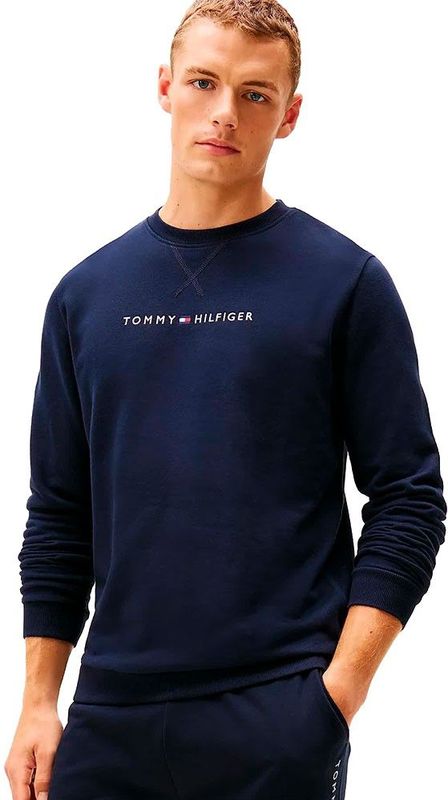TOMMY HILFIGER - Sweatshirt - Navy - Rood - Wit