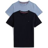 Tommy Hilfiger T-Shirt - 2-pack - Vlot Blue/Desert Sky - Tommy Hilfiger - 4-5 jaar (104-110) - T-Shirts