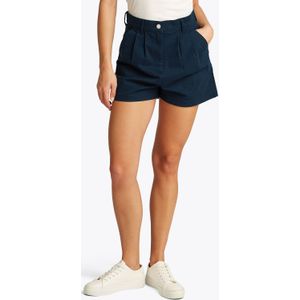 Tommy Jeans Chinoshorts "TJW CLAIRE HR PLEATED SHORT", mit Bundfalten, mit Logostickerei