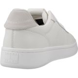 Sneakers - Ecru - Vetersluiting - Plateau - Laag