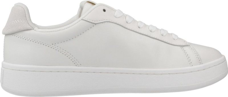 Sneakers - Ecru - Vetersluiting - Plateau - Laag