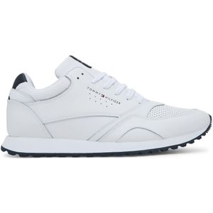 Sneakers - Effen - Leer/Iimitatieleer - Ronde Neus - Gewatteerde Rand