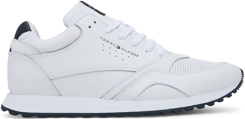 Sneakers - Effen - Leer/Iimitatieleer - Ronde Neus - Gewatteerde Rand