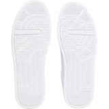 Tommy Hilfiger - TH Court LTH Detail ESS - Sneakers - Wit/Fris Blauw - Leer