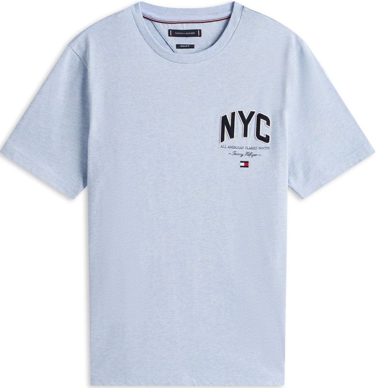 Tommy Hilfiger - Hilfiger Script NYC - T-shirt - Blauw