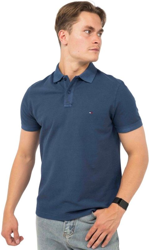 Tommy Hilfiger - Garment Polo - Navy - Korte Mouw