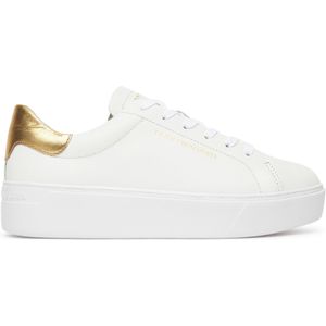 Tommy Hilfiger - FW0FW08756 - Tennisschoenen - Wit - Leer - Laag uitgesneden