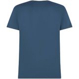 TOMMY HILFIGER - Ess Seasonal - T-shirt - Navy - Lichtroze - Rood - Wit