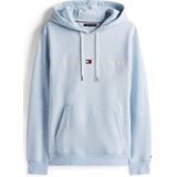 Tommy Hilfiger Heren TOMMY LOGO HOODY MW0MW11599 Pullover Hoodie, Blauw (Bros B0802), XS, Blauw (Bros B0802), XS