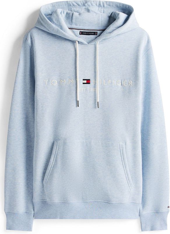 Tommy Hilfiger Heren TOMMY LOGO HOODY MW0MW11599 Pullover Hoodie, Blauw (Bros B0802), XS, Blauw (Bros B0802), XS