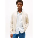 Tommy Hilfiger - Essential Cotton ZIP Thru - Vest - Beige - Katoen