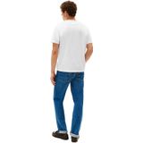 Tommy Hilfiger Heren Outline Flag Script TEE MW0MW39360 S/S T-shirt, wit (wit), XS, Wit (wit), XS