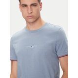 Slim fit T-shirt van puur katoen