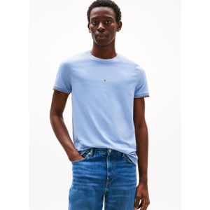 Slim fit T-shirt van puur katoen