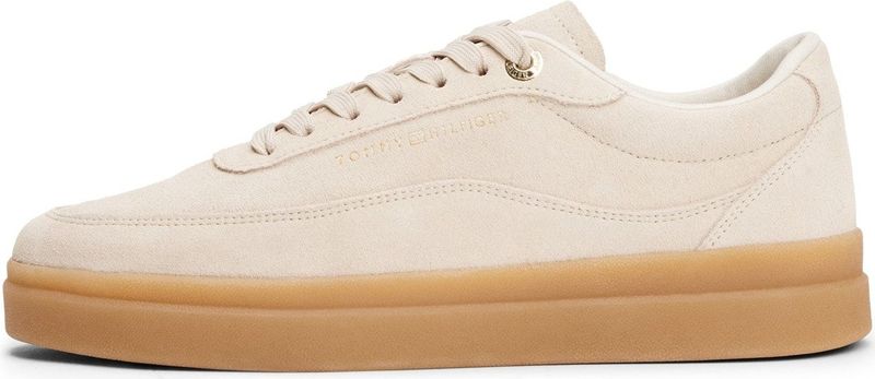 Tommy Hilfiger - Lage Sneakers - Wildleerlook - Effen - Vetersluiting