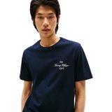 Tommy Hilfiger Outline Flag Script T-shirt Met Korte Mouwen