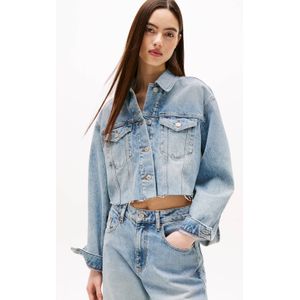 Tommy Jeans - Korte Jeansjack - Mêlee - Puur Katoen