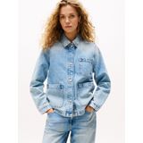 Tommy Jeans Tussenjas  navy / lichtblauw / rood / wit