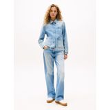 Tommy Jeans Tussenjas  navy / lichtblauw / rood / wit