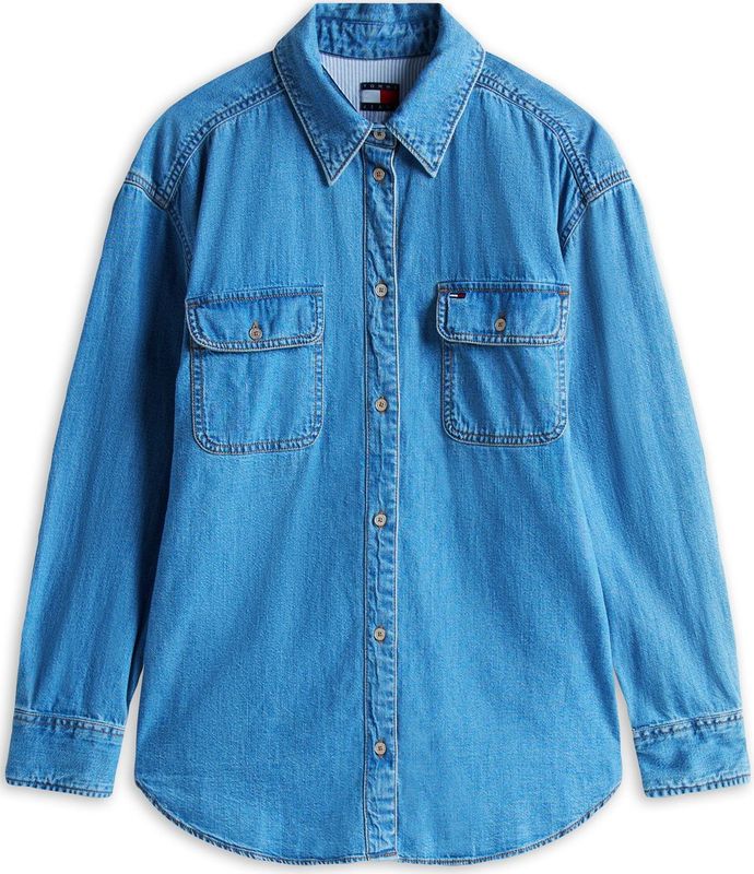 Tommy Jeans Blouse  blauw denim