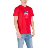 Tommy Jeans Shirt  navy / rood / lichtrood / wit