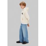 Calvin Klein Jeans - Sweatshirt - Taupe - Capuchon - Losse Pasvorm
