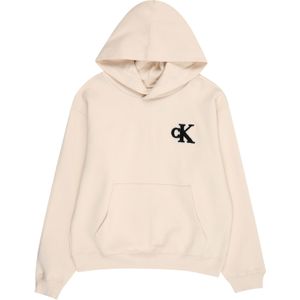 Calvin Klein Jeans Sweatshirt  taupe / zwart / wit
