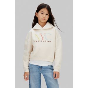 Calvin Klein Jeans Sweatshirt  ivoor / pastelblauw / pasteelgeel / pastelrood
