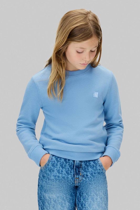 Calvin Klein - Sweater - Zacht Katoen en Polyester - Ronde Hals - Lange Mouwen