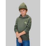 Calvin Klein Jeans Sweatshirt  lichtgroen / donkergroen / wit