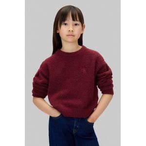 Calvin Klein - Gebreide Trui - Donkerrood